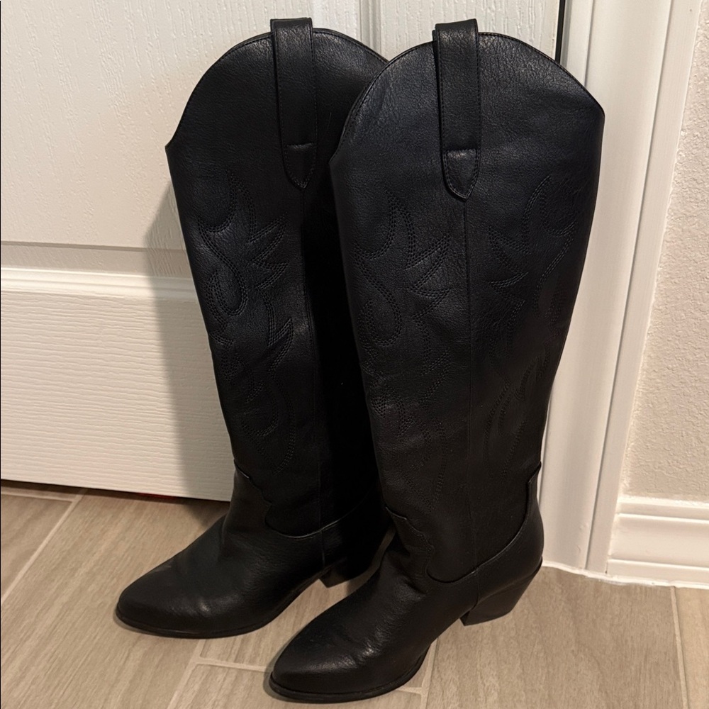 Billini Black Western Boots